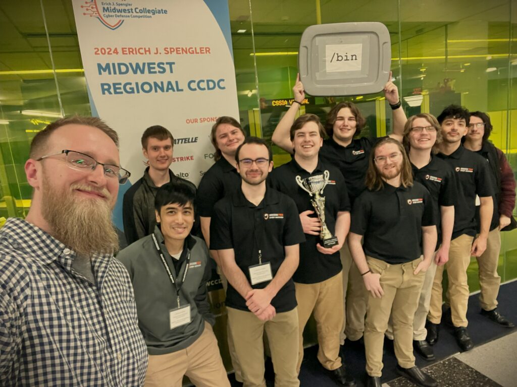 image009 members of the 2023-24 Indiana Tech Cyber Warriors