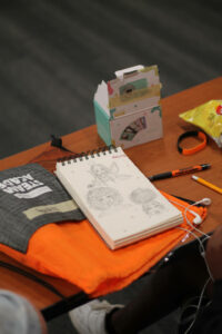 Swag bag from Creative Expression Camp 2023