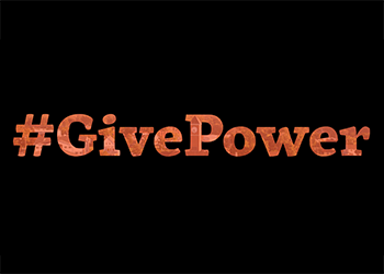 give power web this is a graphic to promote the #GivePower movement at Indiana Tech